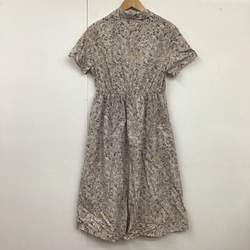 メルロー merlot ワンピース ロングスカート 半袖 襟付き 花柄 マルチカラー / マルチカラー /  レディース USED 古着 中古 10119204