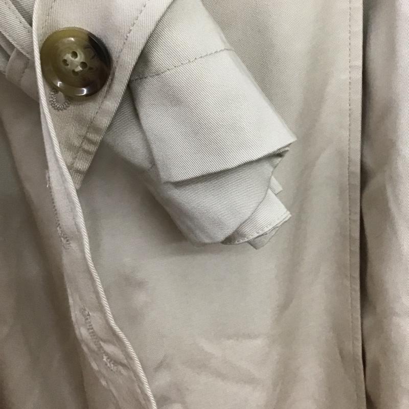 ページボーイ PAGEBOY ジャケット、上着 ジャケット、ブレザー ロングコート カラージャケット アウター トレンチ S 無地 ベージュ / ベージュ /  レディース USED 古着 中古 10143580