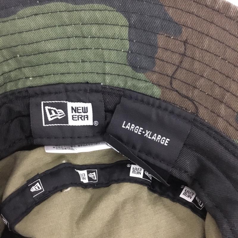 ニューエラ NEW ERA 帽子 ハット バケットハット 迷彩 カモ柄 ロゴ、文字 マルチカラー / マルチカラー /  メンズ USED 古着 中古 10147447