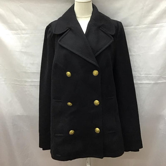 ザラティーアールエフ ZARA TRF コート ピーコート 1255 207 800 S 無地 黒 / ブラック /  レディース USED 古着 中古 10118437