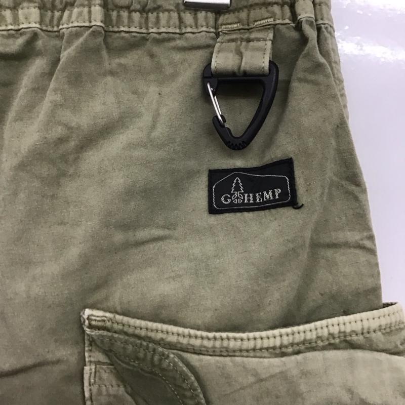 ゴーヘンプ GOHEMP パンツ ワークパンツ、ペインターパンツ カーゴパンツ M ロゴ、文字 カーキ / カーキ /  メンズ USED 古着 中古 10144052