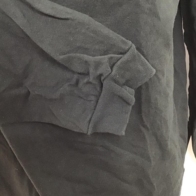 チャンピオン Campion Tシャツ 長袖 XL プリント 黒 / ブラック /  メンズ USED 古着 中古 10128250