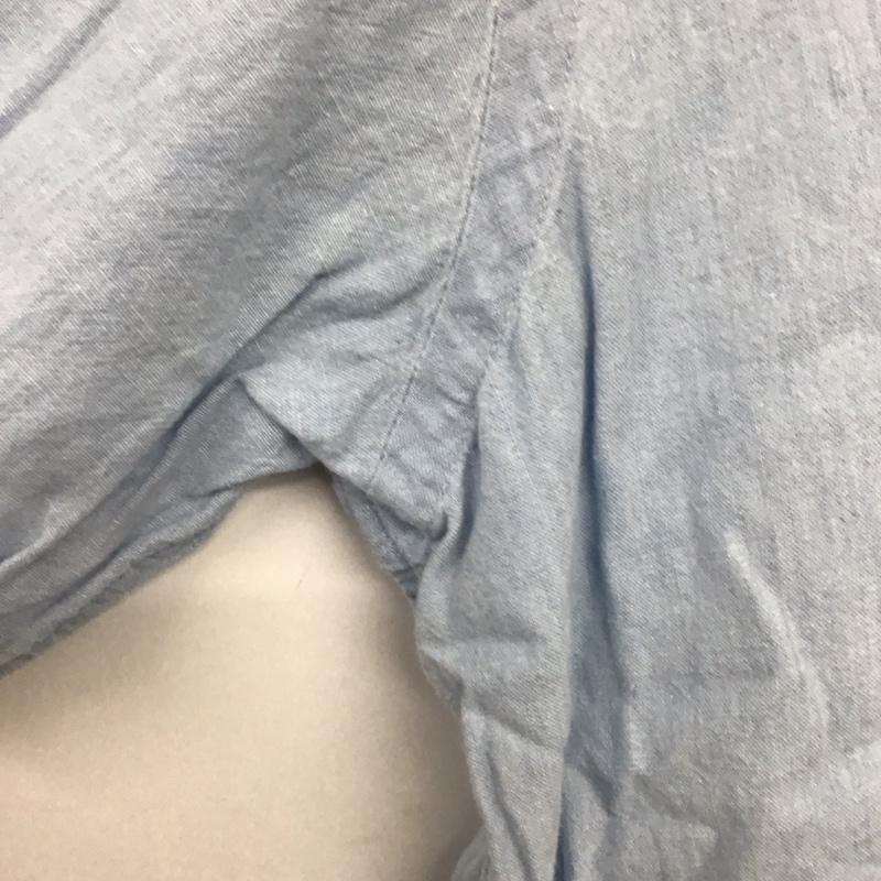 ポロバイラルフローレン Polo by RALPH LAUREN シャツ、ブラウス 長袖 長袖シャツ 無地シャツ カラーシャツ ボタンダウンシャツ デニムシャツ S ロゴ、文字 水色 / ライトブルー /  メンズ USED 古着 中古 10141506