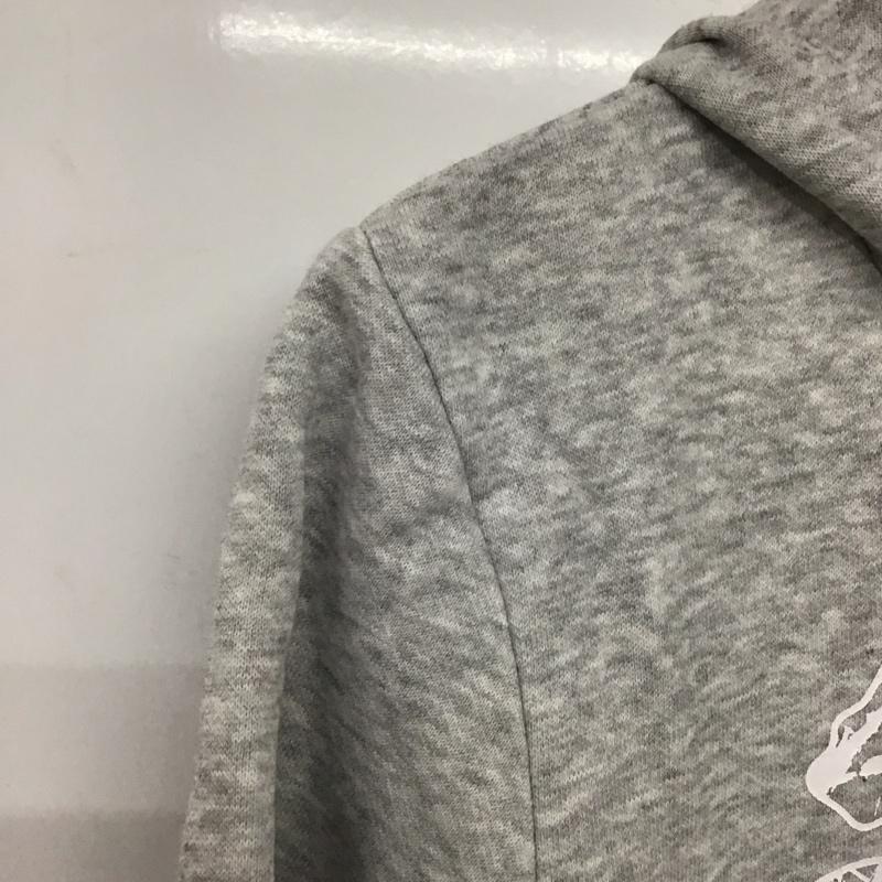 プーマ PUMA パーカー 長袖 580941-54 L プリント 灰 / グレー /  レディース USED 古着 中古 10141278