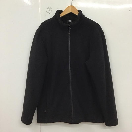 ザノースフェイス THE NORTH FACE ジャケット、上着 ジャケット、ブレザー nj4fj50c ジップアップフリースジャケット アウター XXL ロゴ、文字 黒 / ブラック /  メンズ USED 古着 中古 10129606