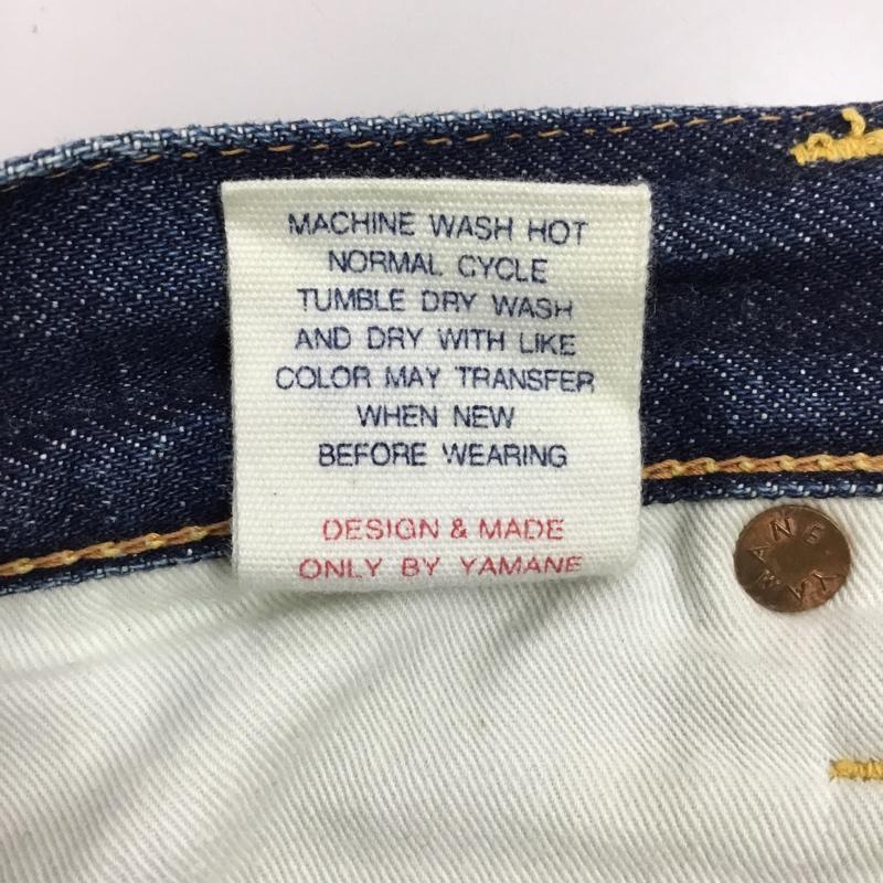 エヴィス EVISU パンツ デニム、ジーンズ デニムパンツ ストレートパンツ ワイドパンツ カジュアルパンツ 32インチ ロゴ、文字 インディゴ / インディゴ /  メンズ USED 古着 中古 10112320