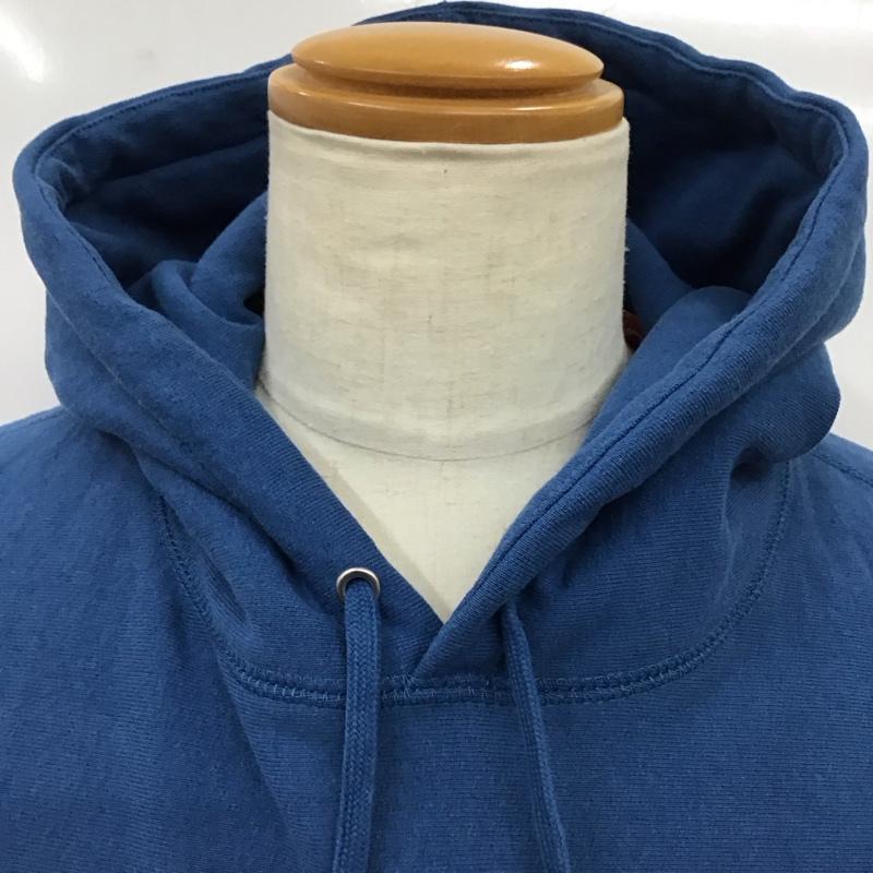 シュプリーム Supreme パーカー 長袖 21FW ボックスロゴフーディースウェットシャツ 長袖パーカー L ロゴ、文字 青 / ブルー /  メンズ USED 古着 中古 10115138