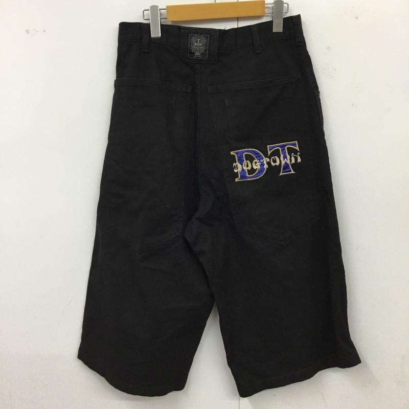 ドッグタウン DOGTOWN パンツ ショートパンツ ショートパンツ ハーフパンツ カジュアルパンツ デニムパンツ M ロゴ、文字 黒 / ブラック /  メンズ USED 古着 中古 10117098