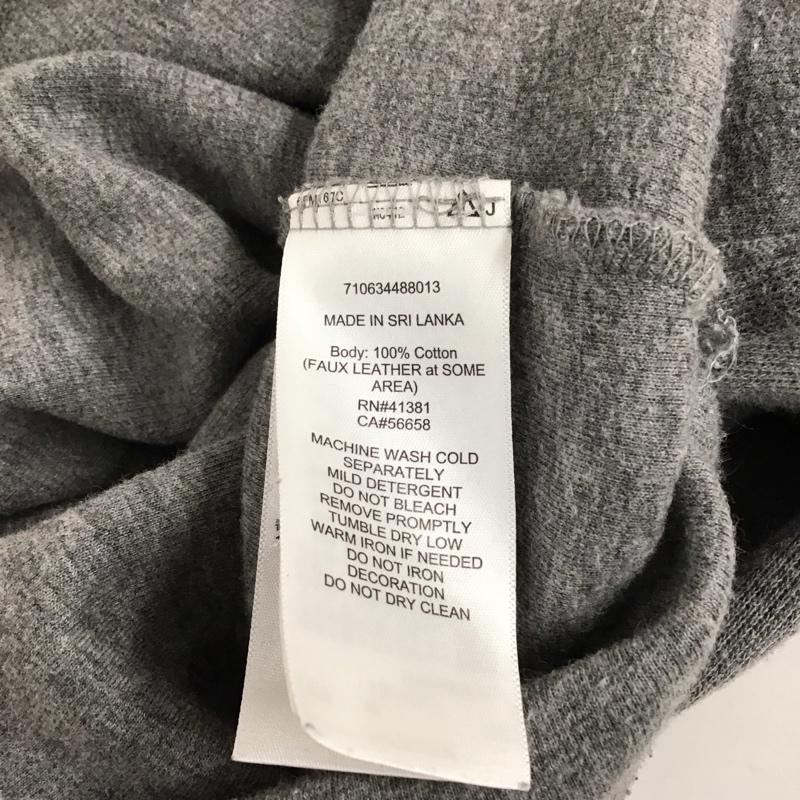 ポロラルフローレン POLO RALPH LAUREN カットソー 長袖 長袖カットソー ジップアップネックカットソー ロングスリーブカットソー M ロゴ、文字 灰 / グレー /  メンズ USED 古着 中古 10123892