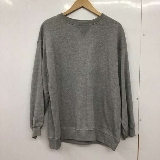 ベイフロー BAYFLOW トレーナー 長袖 カラークルーネックスウェット タグ付 FREE 無地 灰 / グレー /  レディース USED 古着 中古 10147766