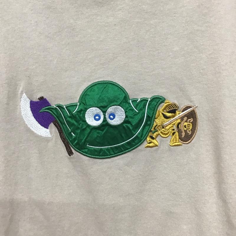 グラニフ graniph Tシャツ 半袖 半袖カットソー プリントTシャツ クルーネックカットソー XL ロゴ、文字 ベージュ / ベージュ /  メンズ USED 古着 中古 10145974