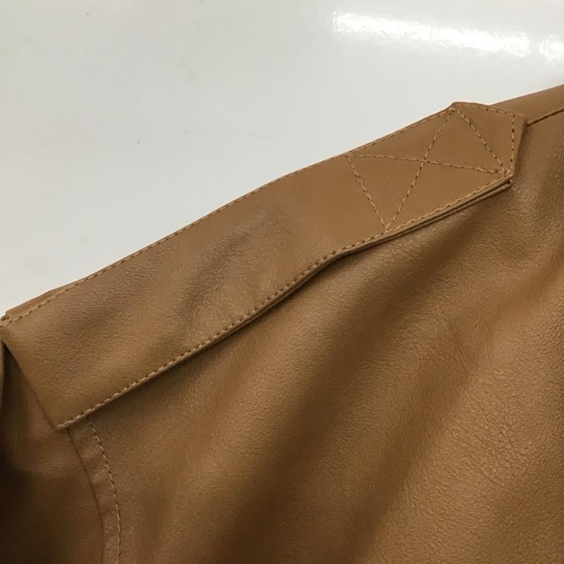 レイジブルー RAGEBLUE ジャケット、上着 ジャンパー、ブルゾン カジュアルジャケット アウター カラージャケット FREE 無地 茶 / ブラウン /  レディース USED 古着 中古 10147677