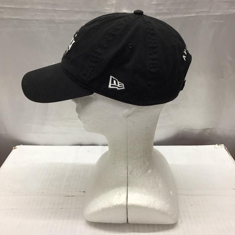 ニューエラ NEW ERA 帽子 キャップ AVIREX ロゴ、文字 黒 / ブラック /  メンズ USED 古着 中古 10115677