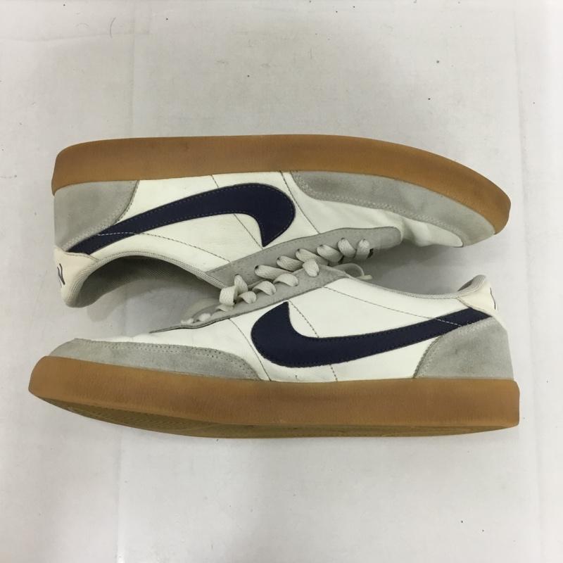 ナイキ NIKE スニーカー スニーカー 432997-107 KILLSHOT 2 LEATHER J.CREW 29cm 29.0cm ロゴ、文字 紺 / ネイビー / X アイボリー / アイボリー /  メンズ USED 古着 中古 10136380