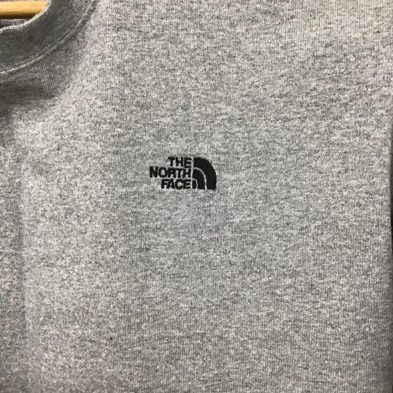 ザノースフェイス THE NORTH FACE Tシャツ 半袖 半袖カットソー プリントTシャツ クルーネックカットソー M ロゴ、文字 灰 / グレー /  メンズ USED 古着 中古 10132422