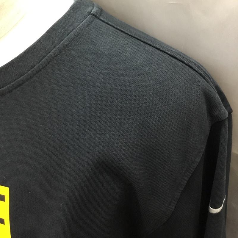 ナイキ NIKE トレーナー 長袖 dh2850-010 スタンダードイシュークルースウェットシャツ 長袖トレーナー クルーネックカットソー XL ロゴ、文字 紺 / ネイビー /  メンズ USED 古着 中古 10112460