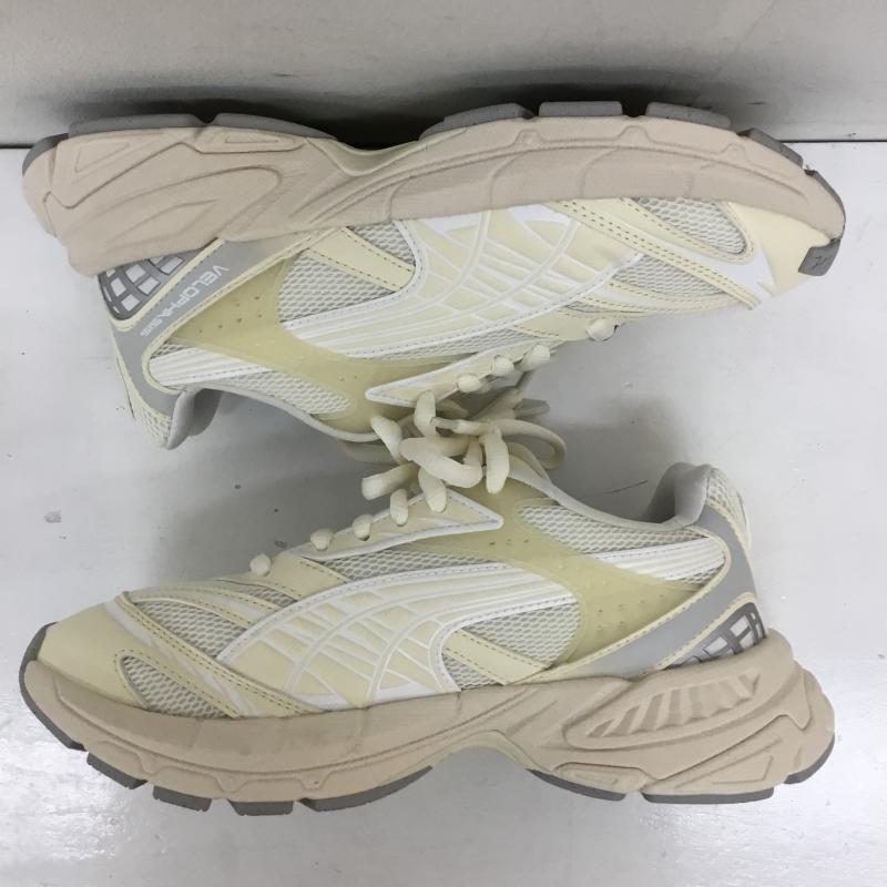 プーマ PUMA スニーカー スニーカー 395908 04 ベロファシス オールウェイズ オン 24.5cm ロゴ、文字 アイボリー / アイボリー /  レディース USED 古着 中古 10145411