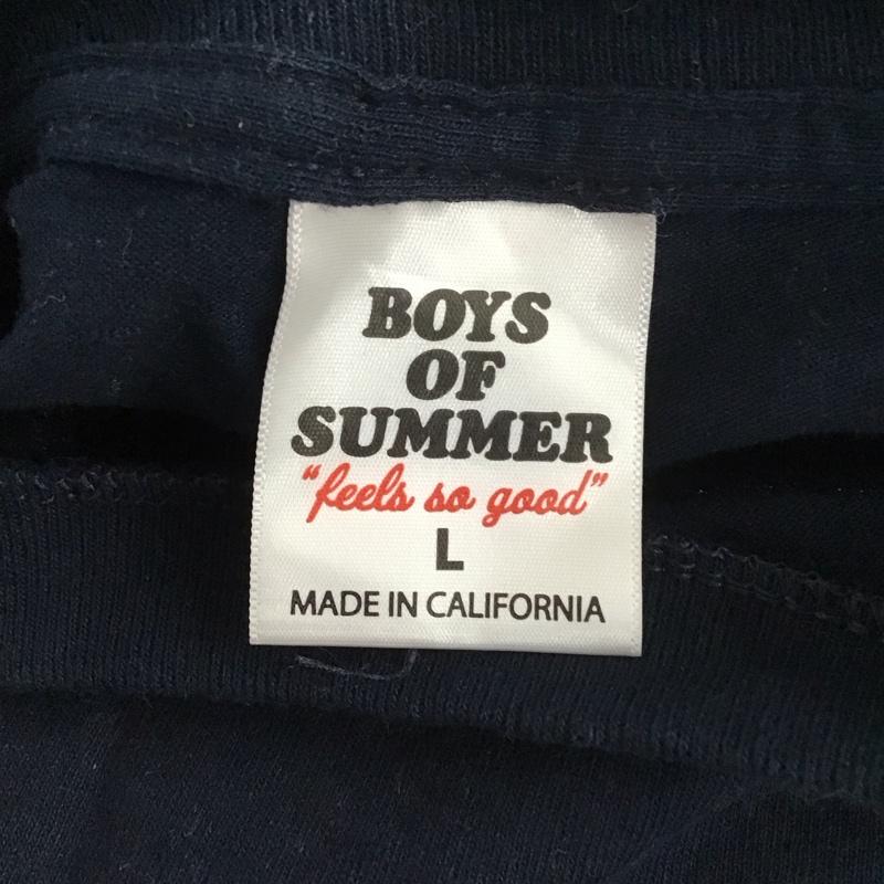 ボーイズオブサマー BOYS OF SUMMER Tシャツ 半袖 半袖 L プリント 紺 / ネイビー /  メンズ USED 古着 中古 10110875