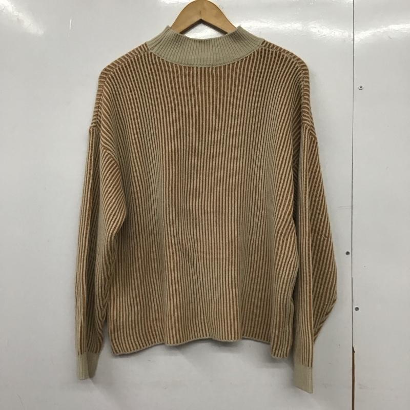 ローリーズファーム LOWRYS FARM ニット、セーター 長袖 長袖ニットカットソー クルーネック セーター FREE ストライプ マルチカラー / マルチカラー /  レディース USED 古着 中古 10145477