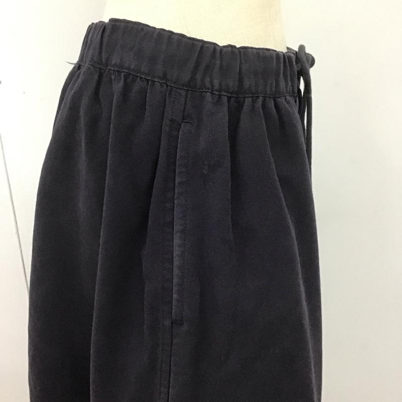 エムエイチエル MHL. スカート ロングスカート 595-8232506 コットンウール 2 無地 紺 / ネイビー /  レディース USED 古着 中古 10108560