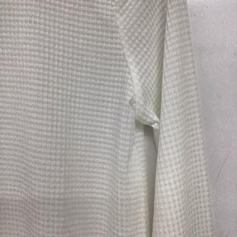 エヘカソポ ehka sopo カットソー 長袖 FREE 無地 白 / ホワイト /  レディース USED 古着 中古 10148423