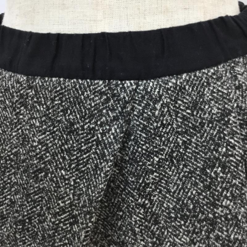 アダムエロペ ADAM ET ROPE  スカート ミニスカート 38  黒 / ブラック / X 白 / ホワイト /  レディース USED 古着 中古 10043341