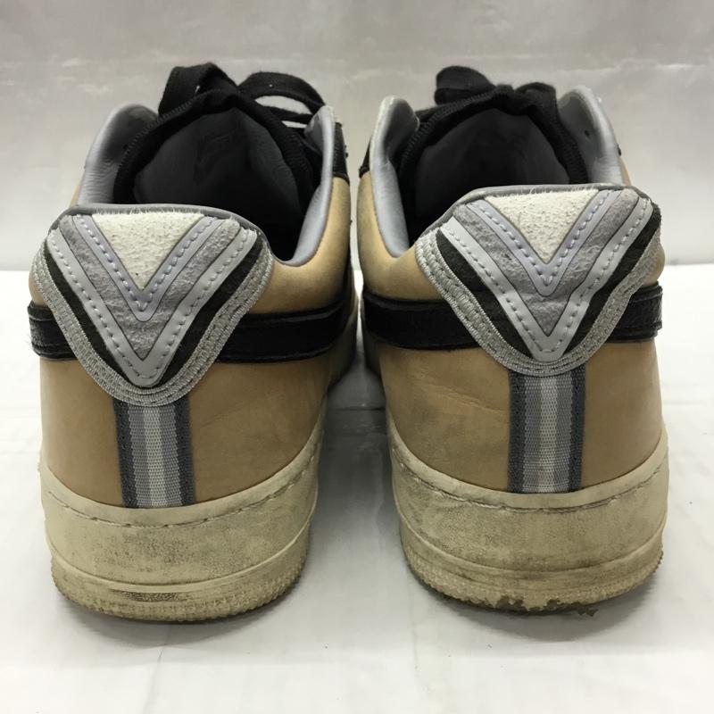 ナイキ NIKE スニーカー スニーカー 669917-200 AIR FORCE 1 SP TISCI 28cm 箱有 28.0cm ロゴ、文字 ベージュ / ベージュ / X 黒 / ブラック /  メンズ USED 古着 中古 10109387