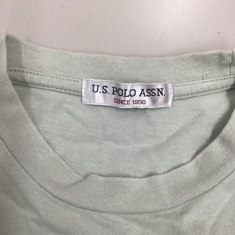 ユーエスポロアッスン U.S.POLO ASSN. Tシャツ 半袖 PL12223AS オーバーサイズ ワンポイント 黄緑 / イエローグリーン /  メンズ USED 古着 中古 10117052