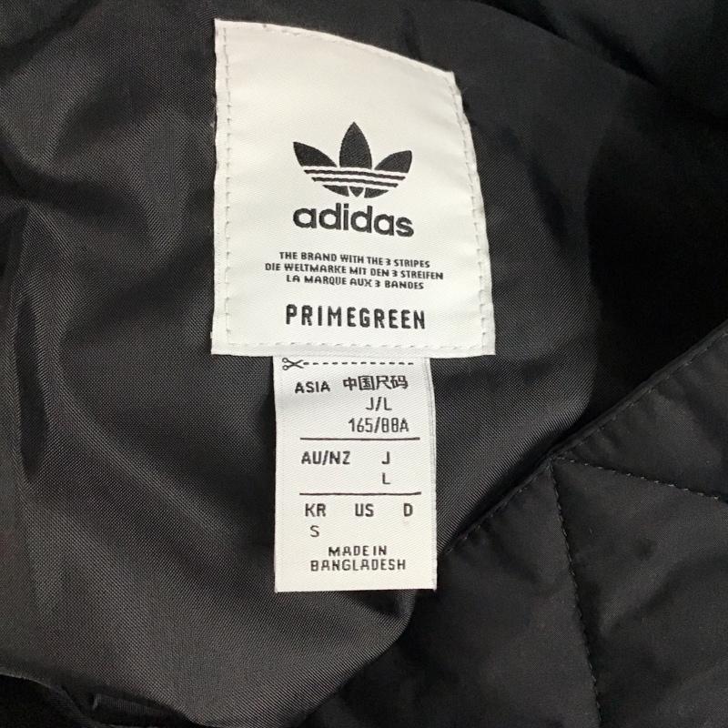 アディダス adidas ジャケット、上着 ダウンジャケット gu1770 L 無地 黒 / ブラック /  レディース USED 古着 中古 10121391