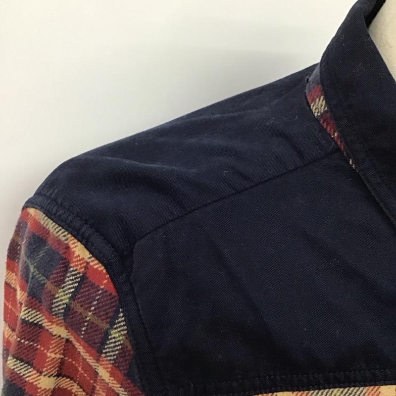 アメリカンイーグル AMERICANEAGLE シャツ、ブラウス 長袖 長袖シャツ カラーシャツ ポケットシャツ 長袖カットソー チェックシャツ S チェック マルチカラー / マルチカラー /  メンズ USED 古着 中古 10123864