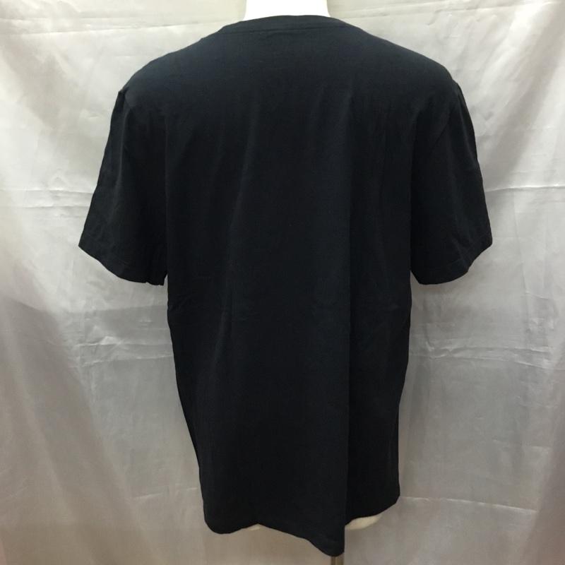 ナイキ NIKE Tシャツ 半袖 半袖カットソー プリントTシャツ クルーネックカットソー L ロゴ、文字 黒 / ブラック /  メンズ USED 古着 中古 10111940