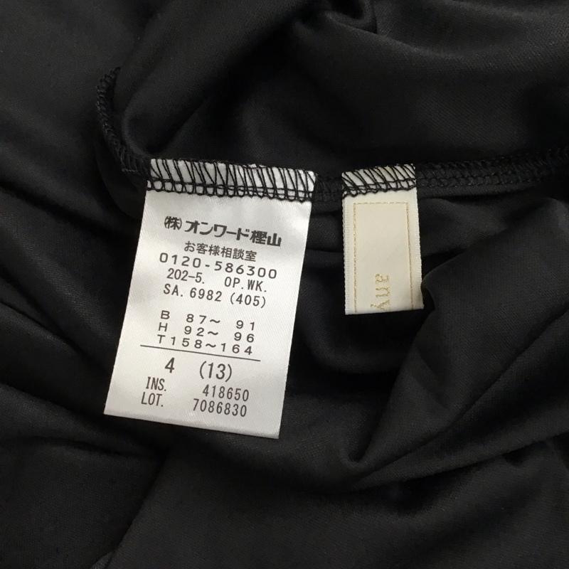 エニィスィス any SiS ワンピース ロングスカート 4 総柄 X 花柄 黒 / ブラック /  レディース USED 古着 中古 10120155