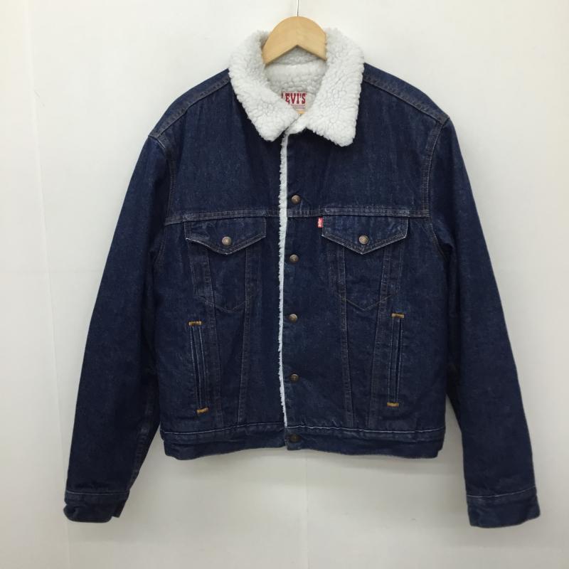 リーバイス Levi s ジャケット、上着 ジャケット、ブレザー デニム　ボアジャケット　80s 40 無地 インディゴ / インディゴ /  メンズ USED 古着 中古 10138377