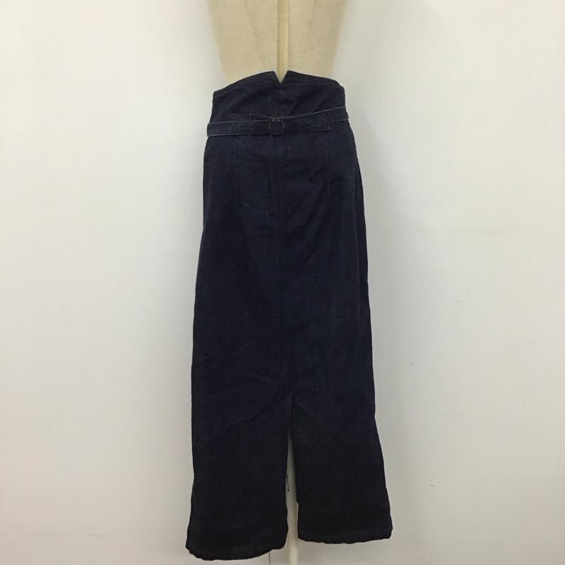 マウジー MOUSSY スカート ロングスカート 010fsb11‐0180 デニムロングスカート カジュアルスカート フレアスカート 2 無地 インディゴ / インディゴ /  レディース USED 古着 中古 10123852