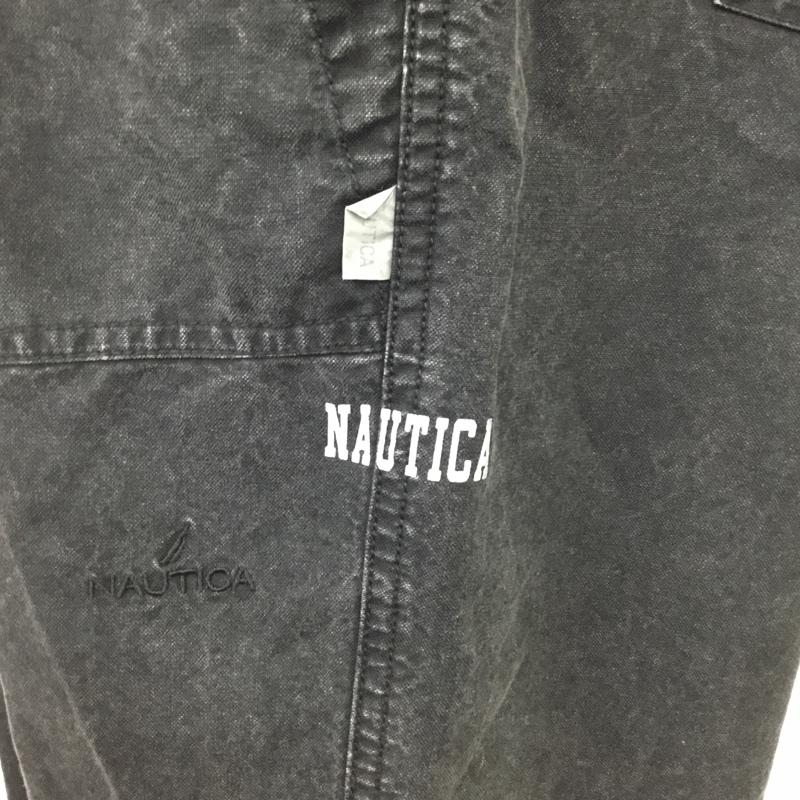 ノーティカ NAUTICA パンツ ワークパンツ、ペインターパンツ 242-1477 ボトム ワイドパンツ ワークパンツ XL 無地 黒 / ブラック /  メンズ USED 古着 中古 10117579