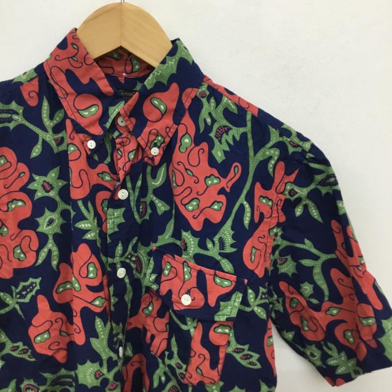 ジャーナルスタンダードホームステッド JOURNAL STANDARD J.S HOMESTEAD シャツ、ブラウス 半袖 JORNAL STANDERD HOMESTEAD 13-051-470-3230-1-0 M 総柄 紺 / ネイビー / X 赤 / レッド / X 緑 / グリーン /  メンズ USED 古着 中古 10130246