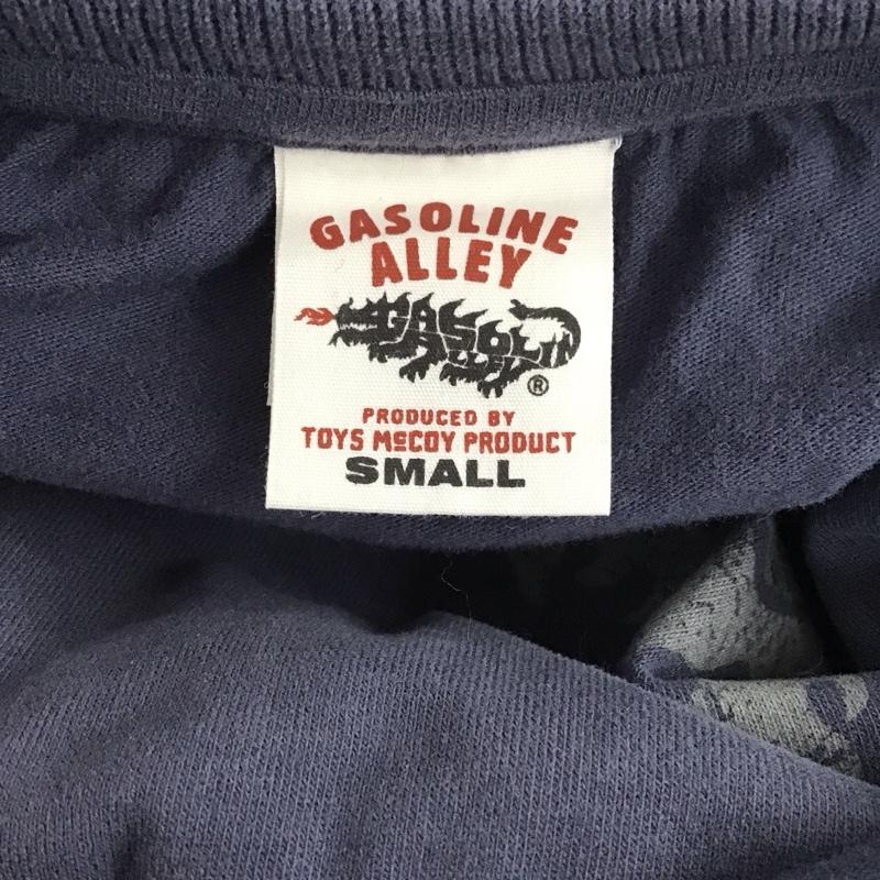 トイズマッコイ TOYS McCOY Tシャツ 半袖 GASOLINE ALLEY クルーネック バックプリント タグ付き S ロゴ、文字 紺 / ネイビー /  メンズ USED 古着 中古 10111202