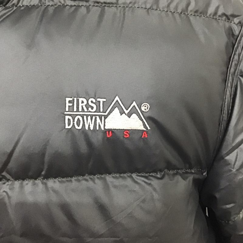 ファーストダウン FIRST DOWN ジャケット、上着 ダウンジャケット 740050 M 無地 黒 / ブラック /  メンズ USED 古着 中古 10119768