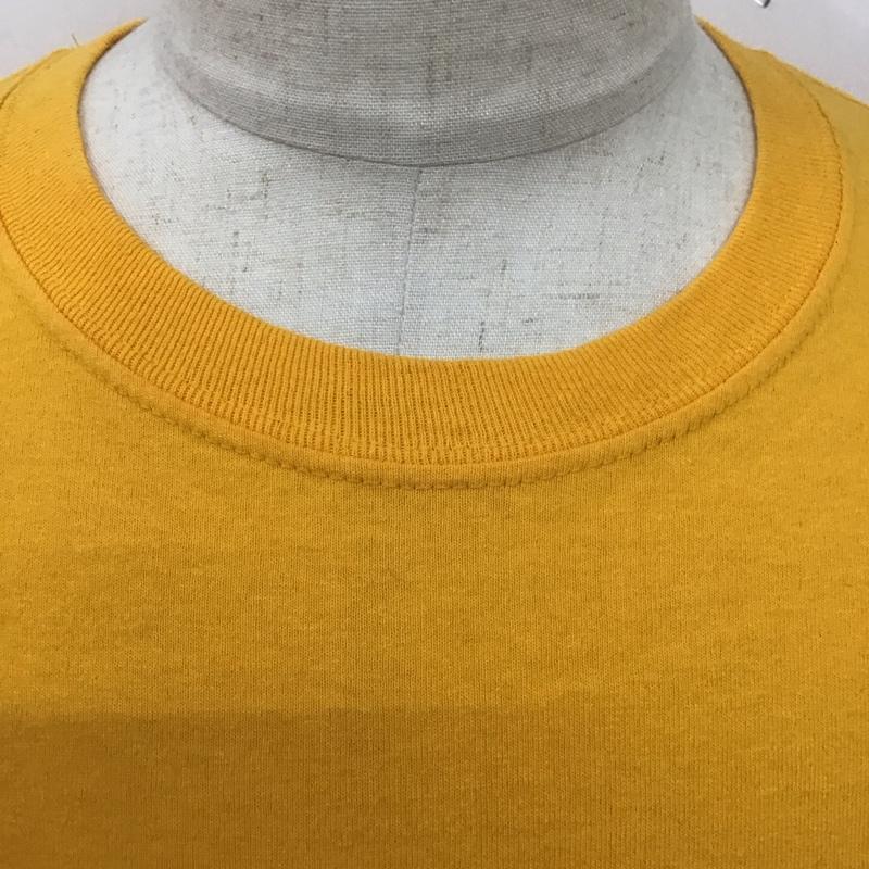 ウィンダンシー WIND AND SEA カットソー 長袖 長袖カットソー プリントカットソー クルーネック L プリント 黄 / イエロー /  メンズ USED 古着 中古 10126247