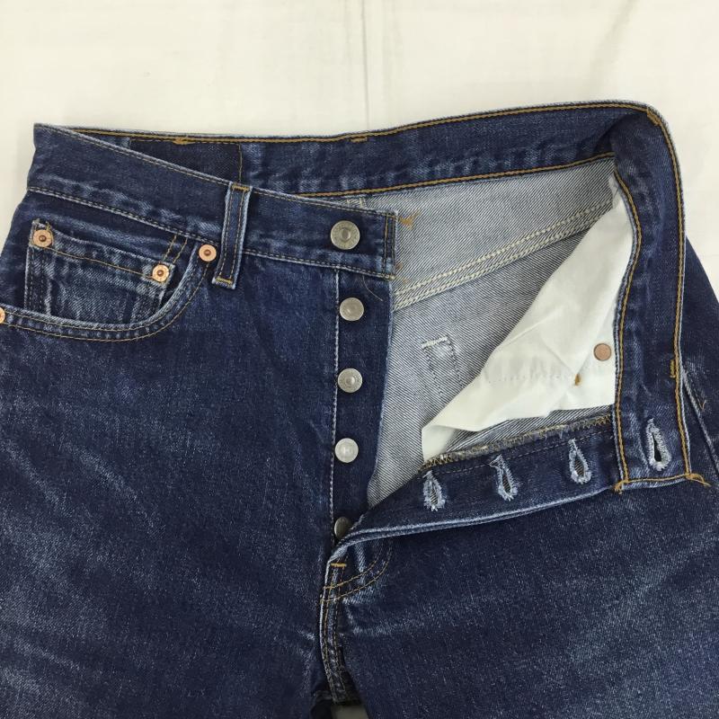 リーバイス Levi s パンツ デニム、ジーンズ USA製　00s 30インチ 無地 インディゴ / インディゴ /  レディース USED 古着 中古 10150937
