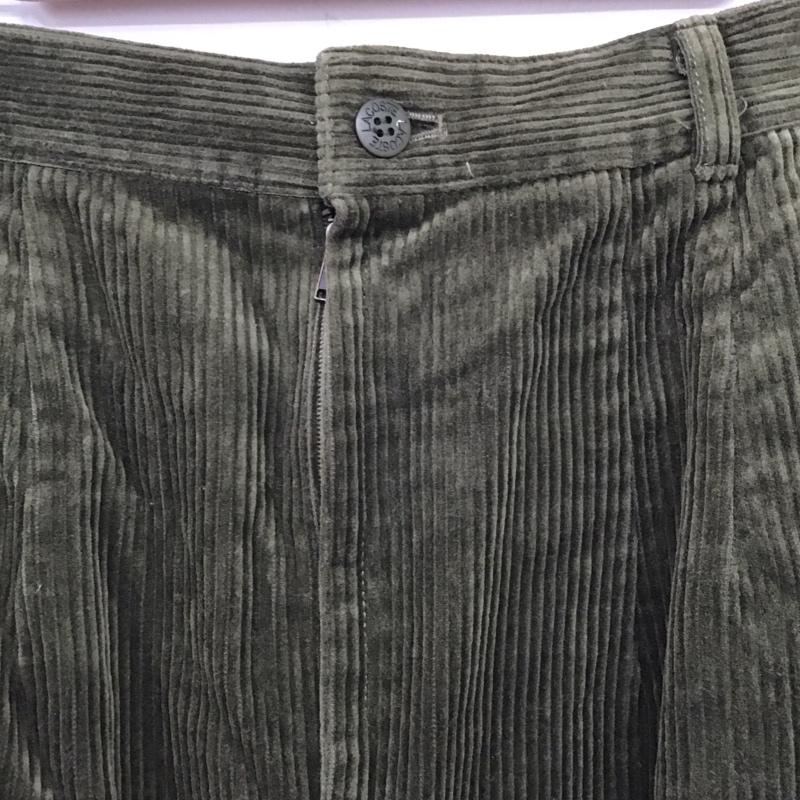 ラコステ LACOSTE スカート ロングスカート コーデュロイ 42 無地 カーキ / カーキ /  レディース USED 古着 中古 10140638