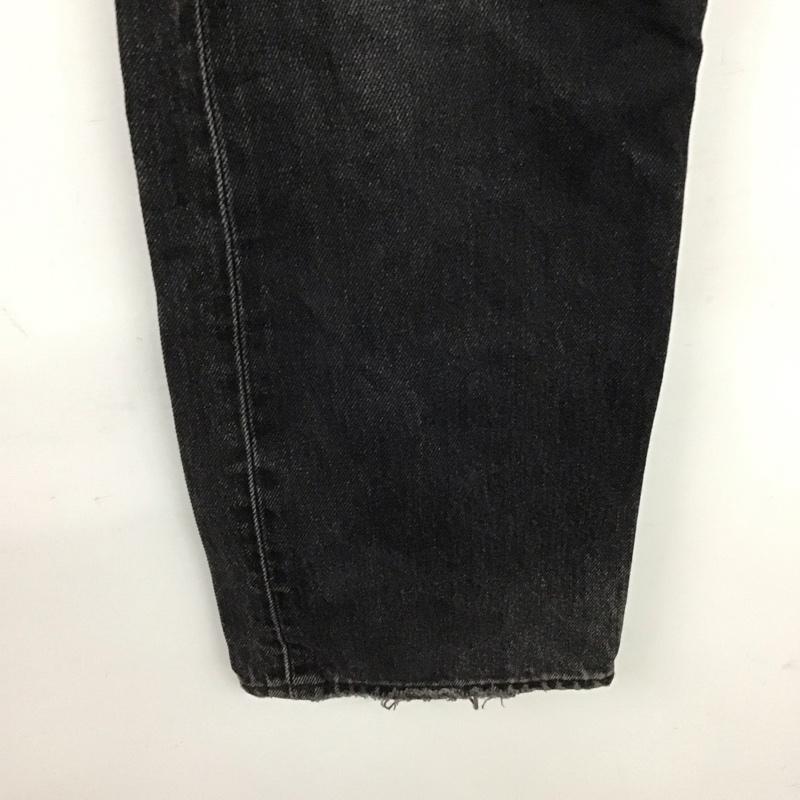 リーバイス Levi s パンツ デニム、ジーンズ デニムパンツ スリムパンツ カジュアルパンツ 90s usa 後染め 31インチ 無地 黒 / ブラック /  メンズ USED 古着 中古 10140883