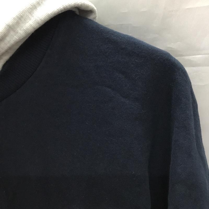 ウィゴー WEGO パーカー 長袖 WE21SM04-M0033 ヘビーウエイト ロゴ刺繍Tパーカー L ロゴ、文字 紺 / ネイビー / X 橙 / オレンジ /  メンズ USED 古着 中古 10119285
