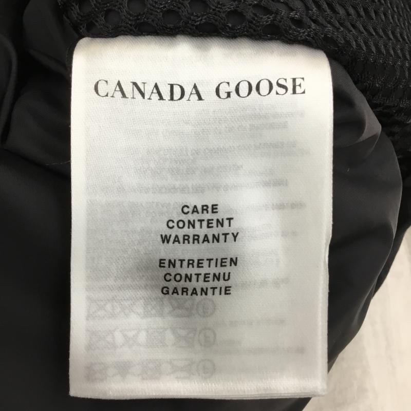 カナダグース CANADA GOOSE ジャケット、上着 ダウンジャケット Chateau Parka 2053M シャトー パーカー M ワンポイント 黒 / ブラック /  メンズ USED 古着 中古 10141531