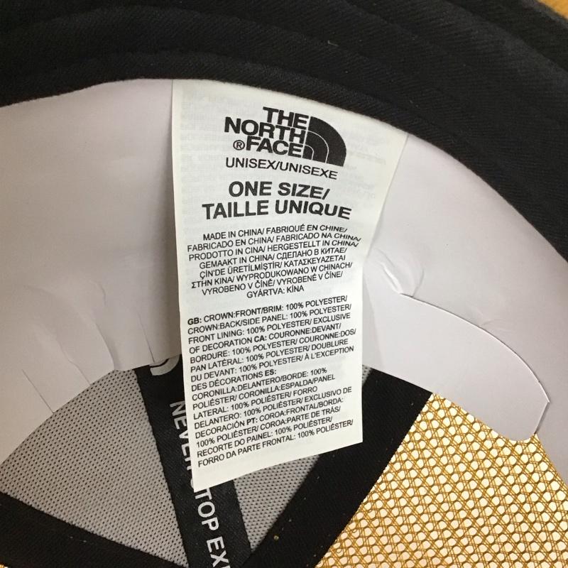ザノースフェイス THE NORTH FACE 帽子 キャップ NF0A5FXA MUDDER TRUCKER メッシュキャップ タグ付き ロゴ、文字 キャメル / キャメル /  メンズ USED 古着 中古 10132507
