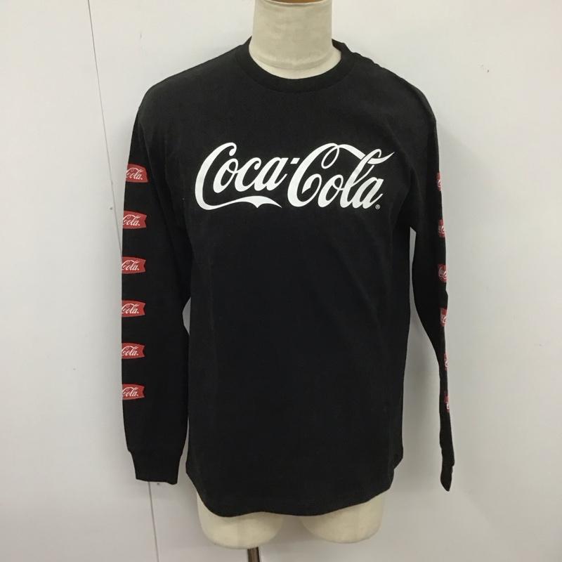 フルーツオブザルーム FRUIT OF THE LOOM カットソー 長袖 長袖カットソー プリントカットソー クルーネック M ロゴ、文字 黒 / ブラック /  メンズ USED 古着 中古 10126425