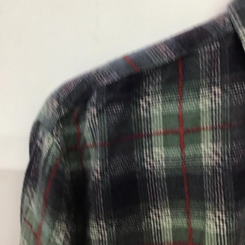 古着 USED シャツ、ブラウス 長袖 長袖シャツ チェックシャツ カラーシャツ M チェック マルチカラー / マルチカラー /  メンズ USED 古着 中古 10140265