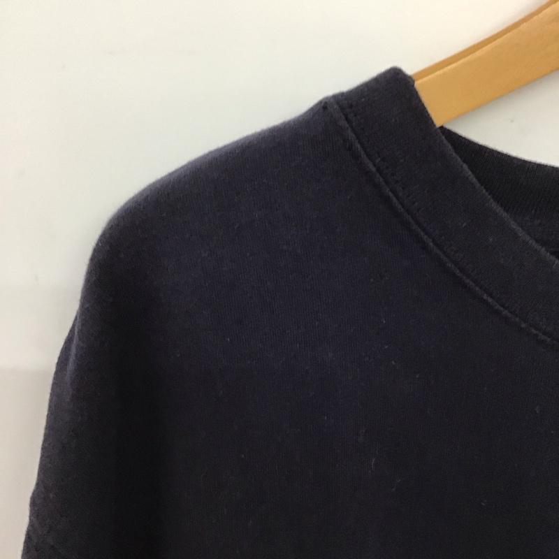 ハフ HUF カットソー 長袖 長袖カットソー プリントカットソー クルーネック M ロゴ、文字 紺 / ネイビー /  メンズ USED 古着 中古 10147621
