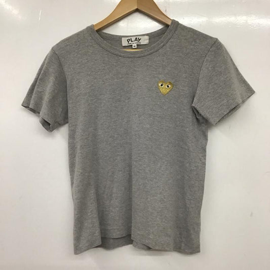 プレイコムデギャルソン PLAY COMME des GARCONS Tシャツ 半袖 M 無地 灰 / グレー /  レディース USED 古着 中古 10140338