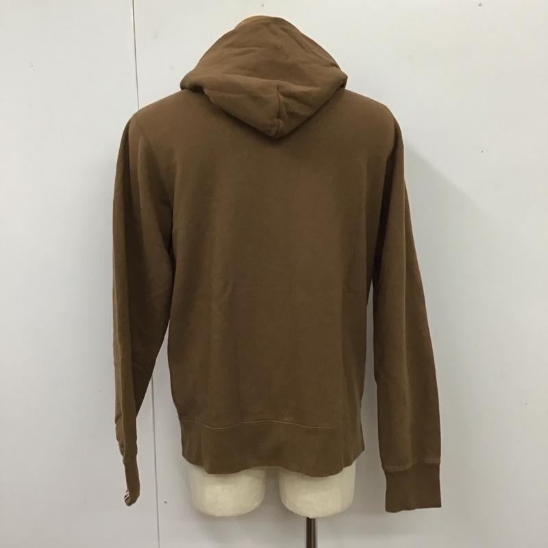 アベイシングエイプ A BATHING APE パーカー 長袖 長袖パーカー フード付きパーカー プリントスウェット トレーナー XL ロゴ、文字 茶 / ブラウン /  メンズ USED 古着 中古 10118076